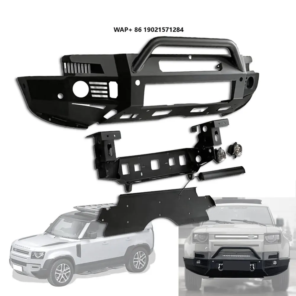 

Новый дизайн автомобильных аксессуаров, стальной передний бампер для Land Rover Defender 90 110 2020-2024