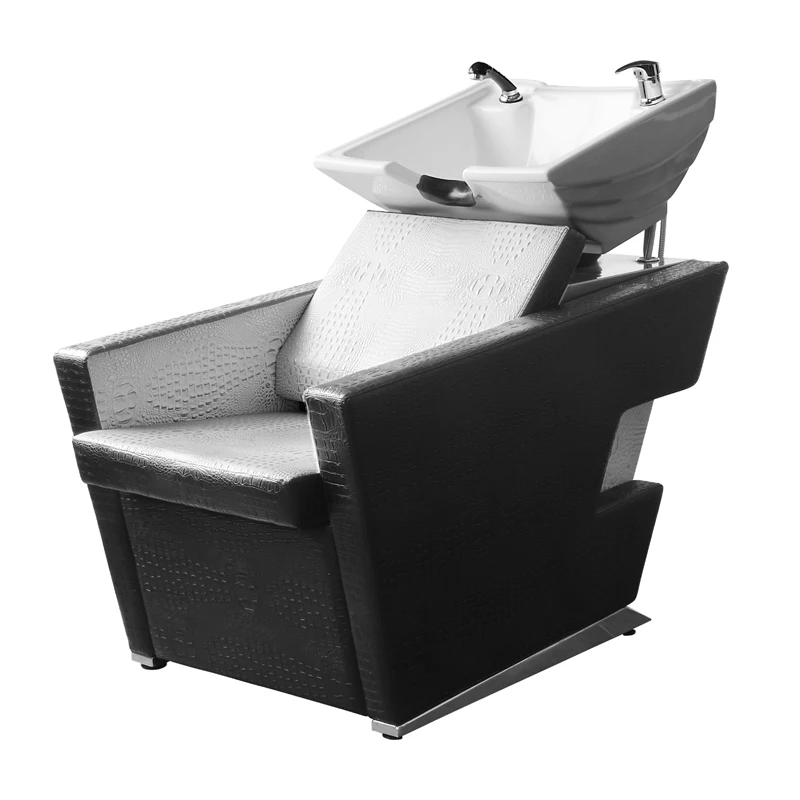 Hair-washing StationQuality Guaranteed Salon Furniture Type Hair Salon Shampoo Station Sink And Chairs