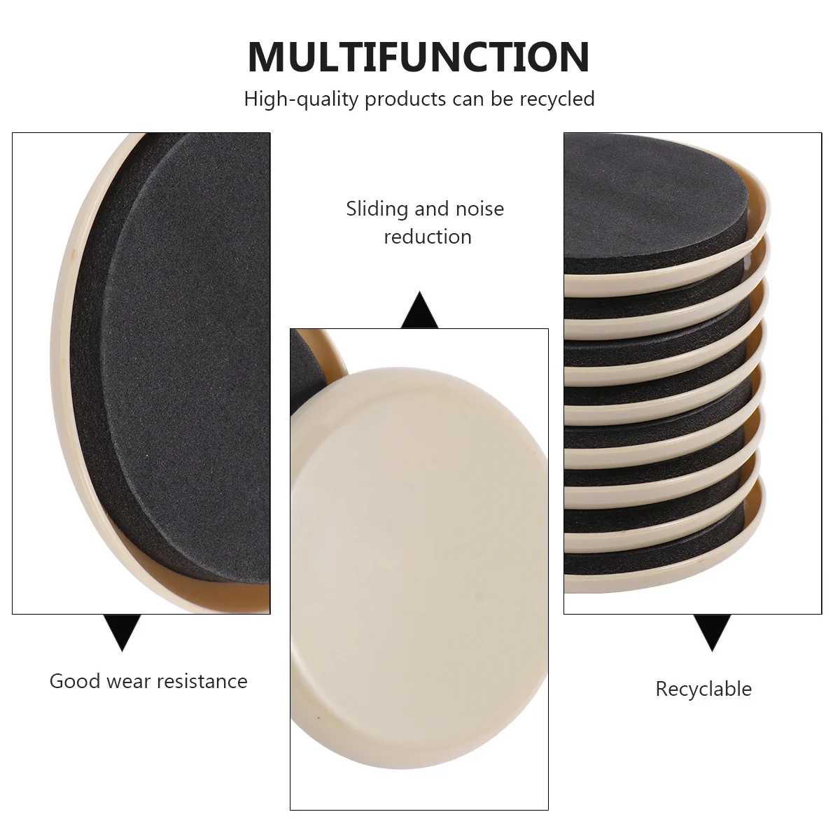 8 قطعة منصات منزلقة حصيرة لخزانة وسادة متحركة للأثاث المنزلق الثقيلة الطابق حامي الأثاث تتحرك الوسادة