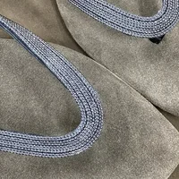 Fashion Square Toe Crystal Narrow Band Flat Slippers High Quality Faux Suede Clip Toe Flip Flops Women Comfort Casual Beach Shoe - Image 4