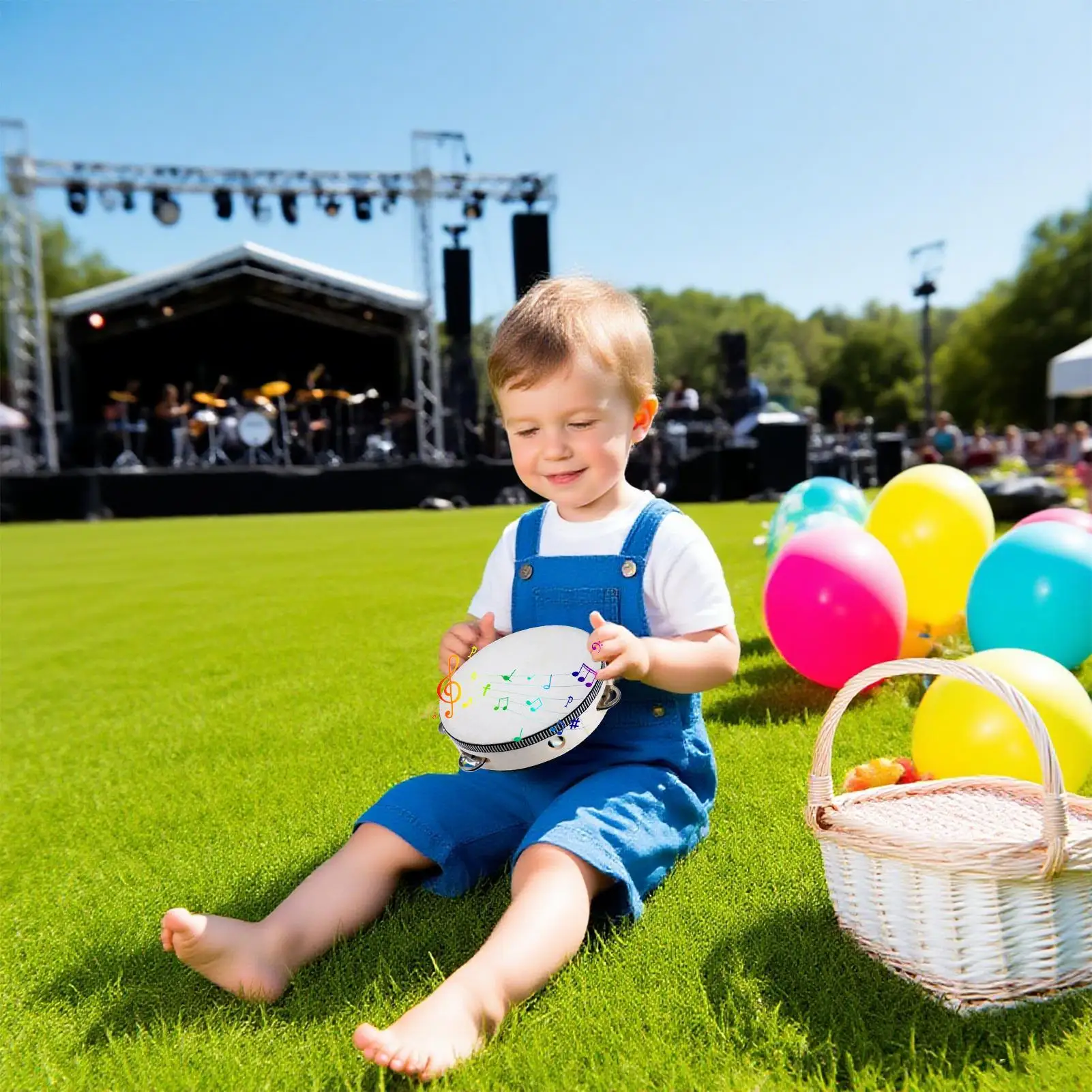 الدف للأطفال 6 بوصة باليد طبل الدف 6 قطع التعليمية قرع آلة موسيقية ل KTV الترفيهية