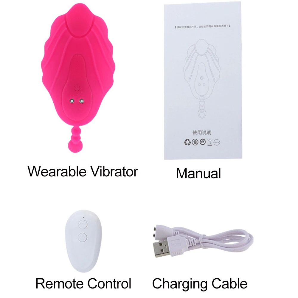Onzichtbare Vagina Massager Wearable Panty Vibrator Clitoris Stimulatie Speeltjes voor Vrouwen G Spot Volwassen Producten