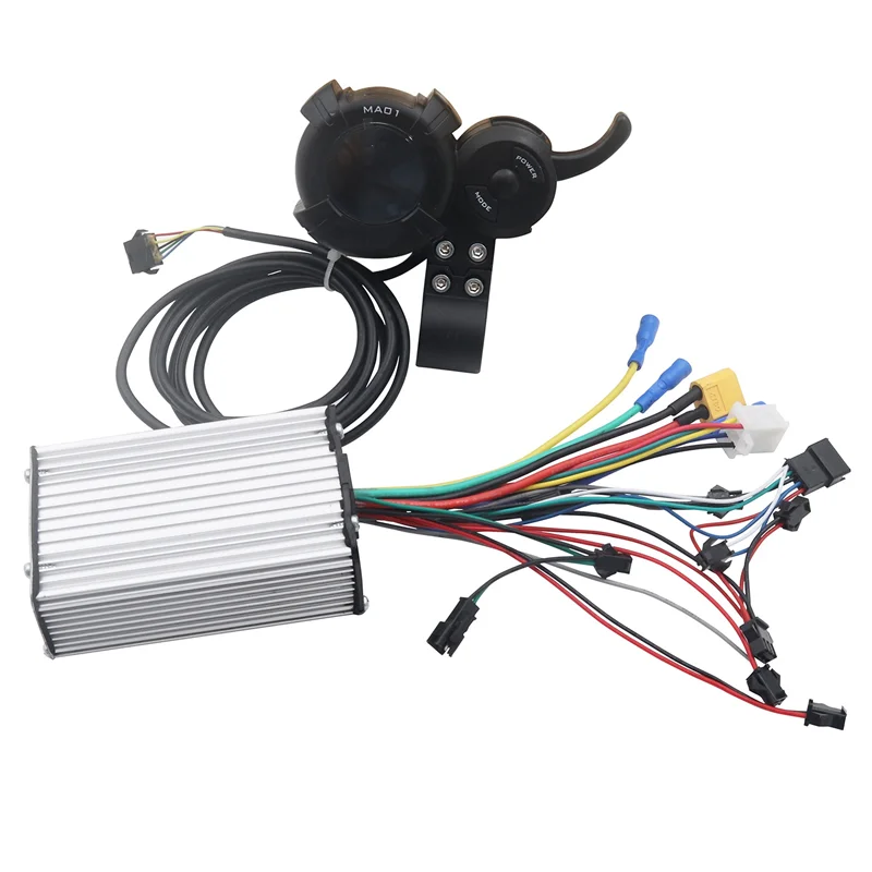 

-FDDT для DAMAO MA01, ЖК-метр, дроссельная заслонка, 5 контактов, 36 В-72 В + 48 В-60 В, 600 Вт, бесщеточный контроллер для модификации электрического скутера FLJ Dur