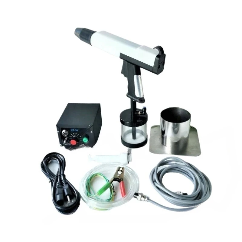 Portable Powder Coating Spraying Machine Electrostatic Spray Gun For Surface Treatment