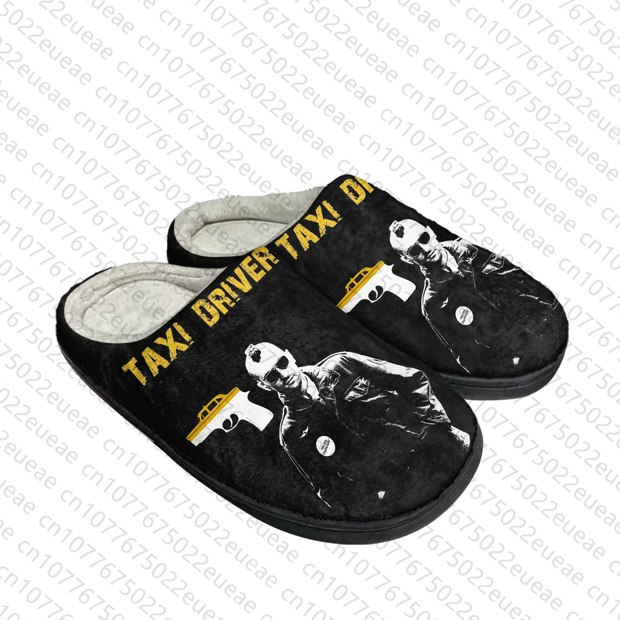 Taxi Driver Movie Home Cotton Slippers Mens Womens Plush Bedroom Casual Keep Warm Shoes Thermal Indoor Slipper Customized Shoe