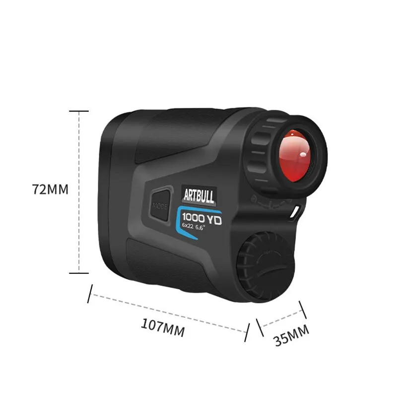 ARTBULL LX-1000 Golf Distance Measuring Equipment Telescope 1000m Measure Height Distance Speed Hunting Laser Rangefinder 1Set