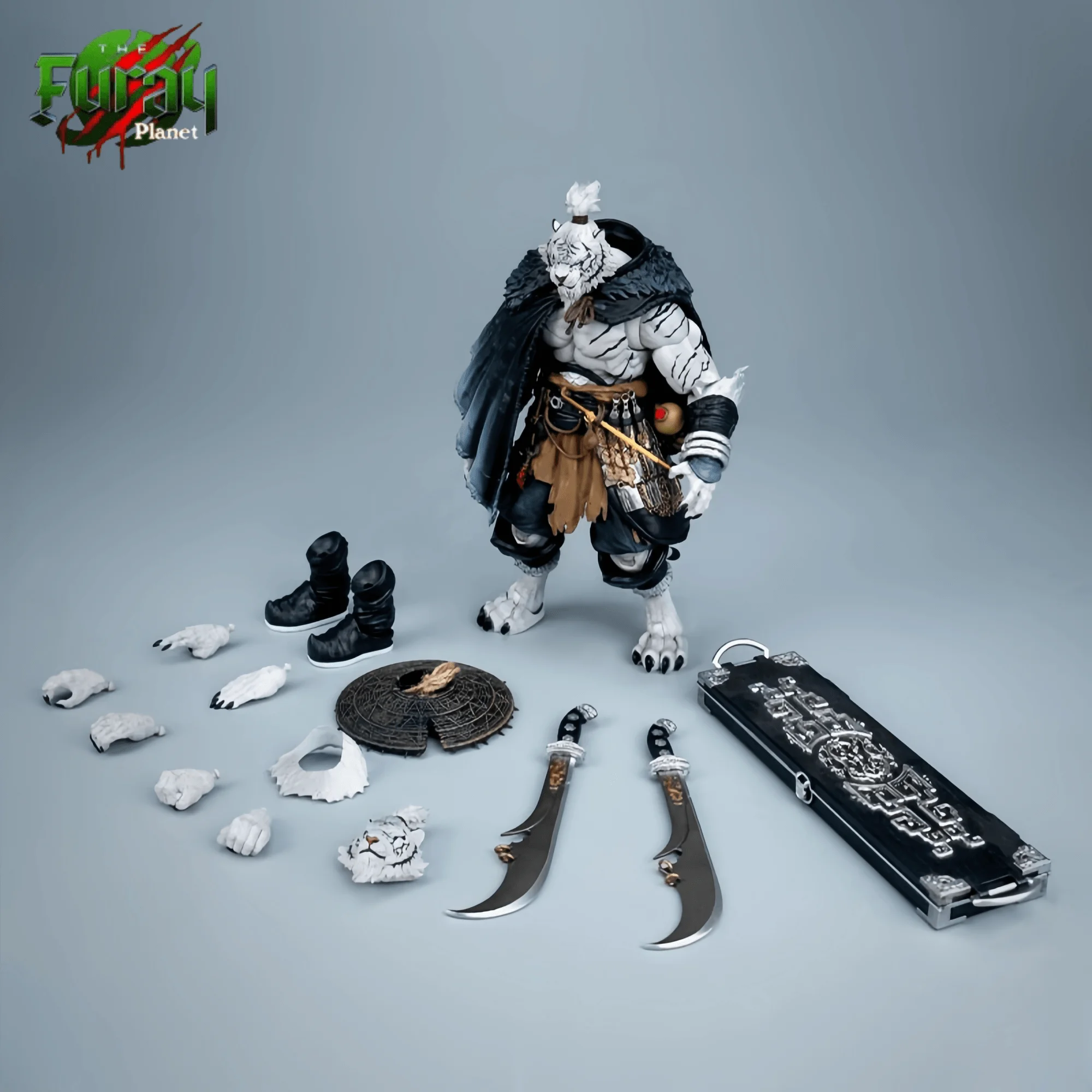 

1/12 Furay Planet MU-FP003w White Tiger Hermit Old Man MU-FP004 Swordsman Unknown Rabbit Man Model Action Figure Toys Gift