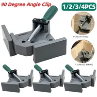 1-4PCS 90 Degrees Angle Welding Corner Right Angle Fixing Clip Clamp Holder Woodworking Photo Frame Metal Furniture Hand Tools