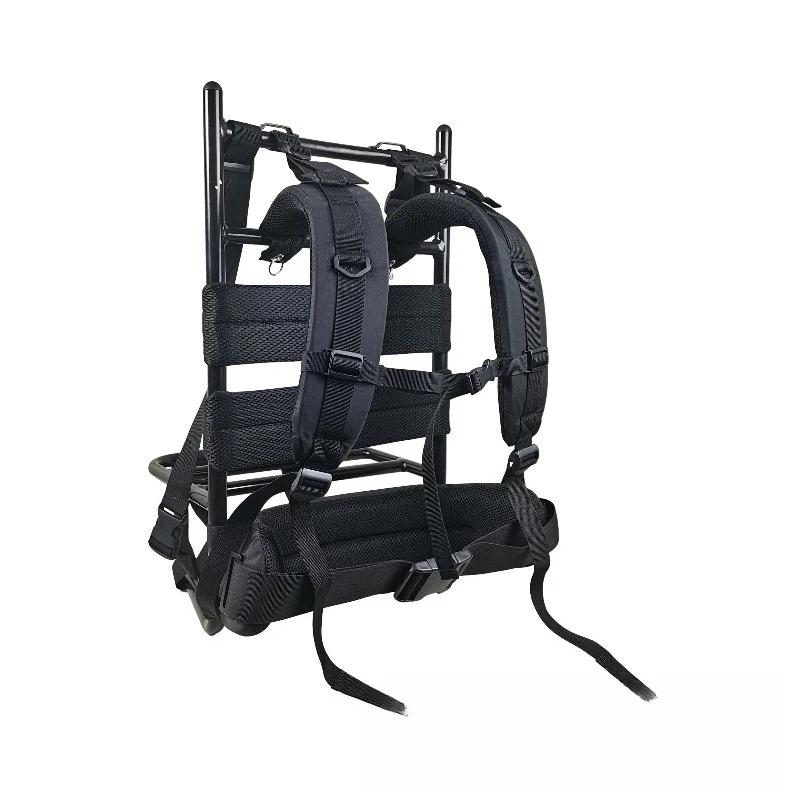 Fire Rescue Back Frame High Strength Aluminum Welding Heavy Loading Carrier Mountaineering Adventure Camping