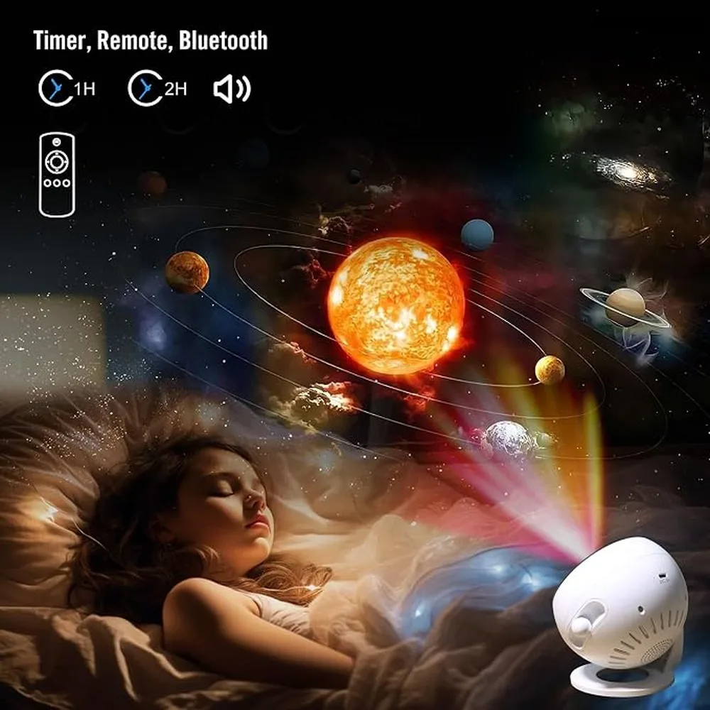 Dual Function Speaker Projector Projector Lamp Star Night Light Bluetooth Speaker