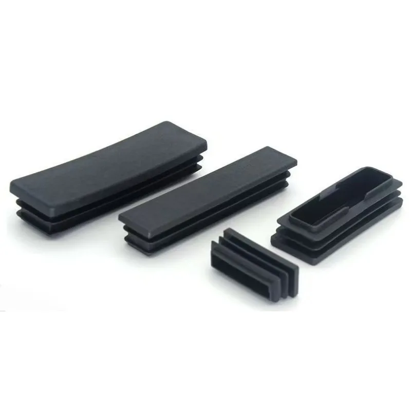 50mmx50mm,50mm×75mm,75mmx75mm,Rectangle Insert End Cap Plastic Plug  for Metal Tubing,Fence,Glide Insert,Chairs and Furniture