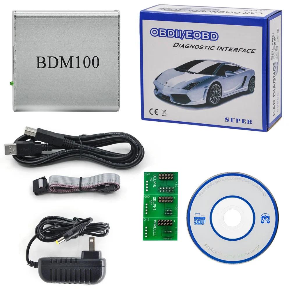 Newest BDM 100 ECU BDM 1255 Programmer BDM100 CDM1255 + BDM FRAME With Adapters Set Fit For BDM100 Programmer/ CMD, Bdm Frame