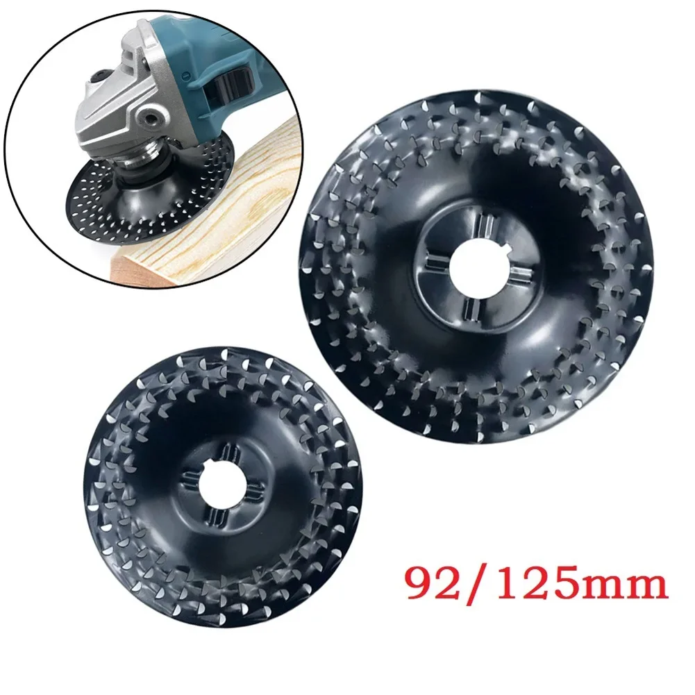 Disco per smerigliatrice da 92mm/125mm disco per molatura del legno dischi abrasivi per smerigliatrici angolari per la lavorazione della plastica del legno sbavatura rifilatura
