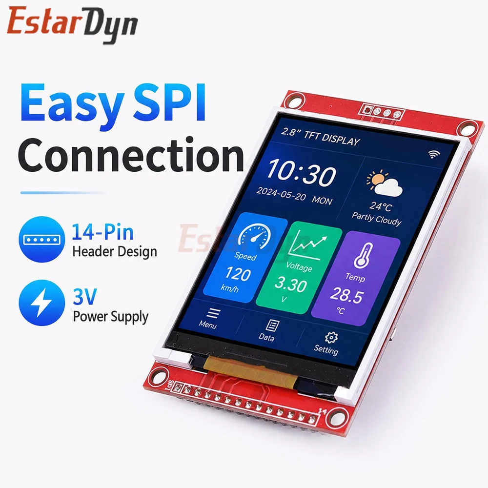 Модуль полноцветного TFT LCD-д – обзор и цена Tft Display 2.4