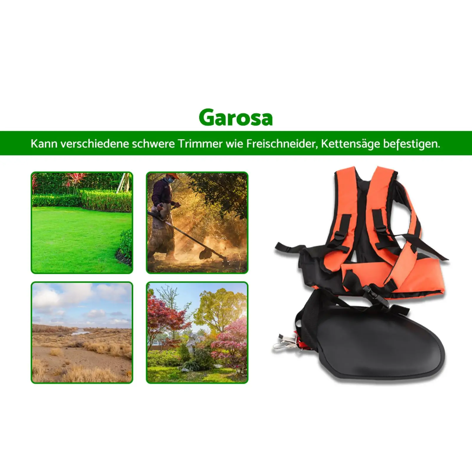 Universal Trimmer Nylon Y Shaped Shoulder Strap for brush Cutter and Garden Tools Double Shoulder Support