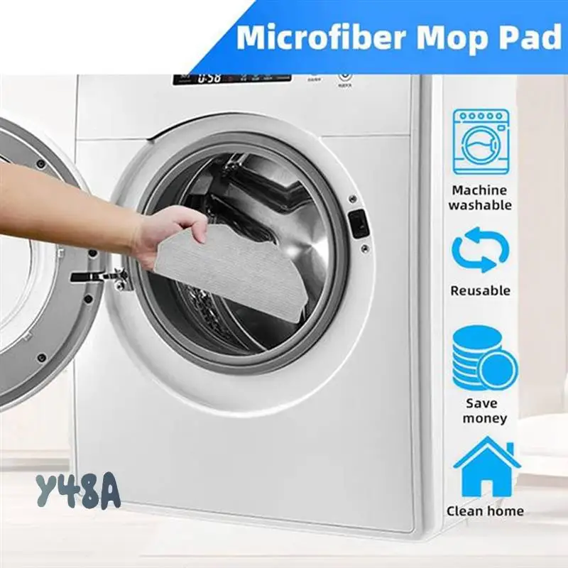 

12 PCS Mop Pad For ROPVACNIC S1 / A1/Tipdiy G90/Betboyles V75S/VIPSUN Z1 Sweeping Machine Accessories Ultra Durable Accessories-