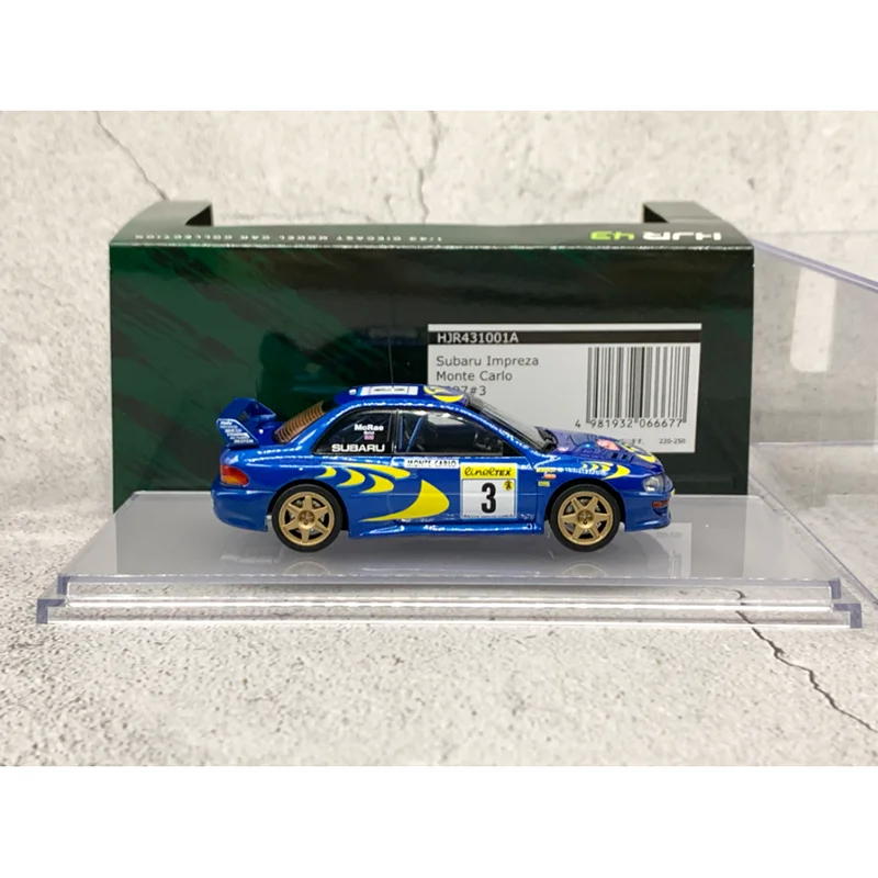 دييكاست 1:43 مقياس امبريزا 1997 سباق السيارات سبيكة سيارة نموذج الكبار جمع الديكور دمى هدايا عرض ثابت #5