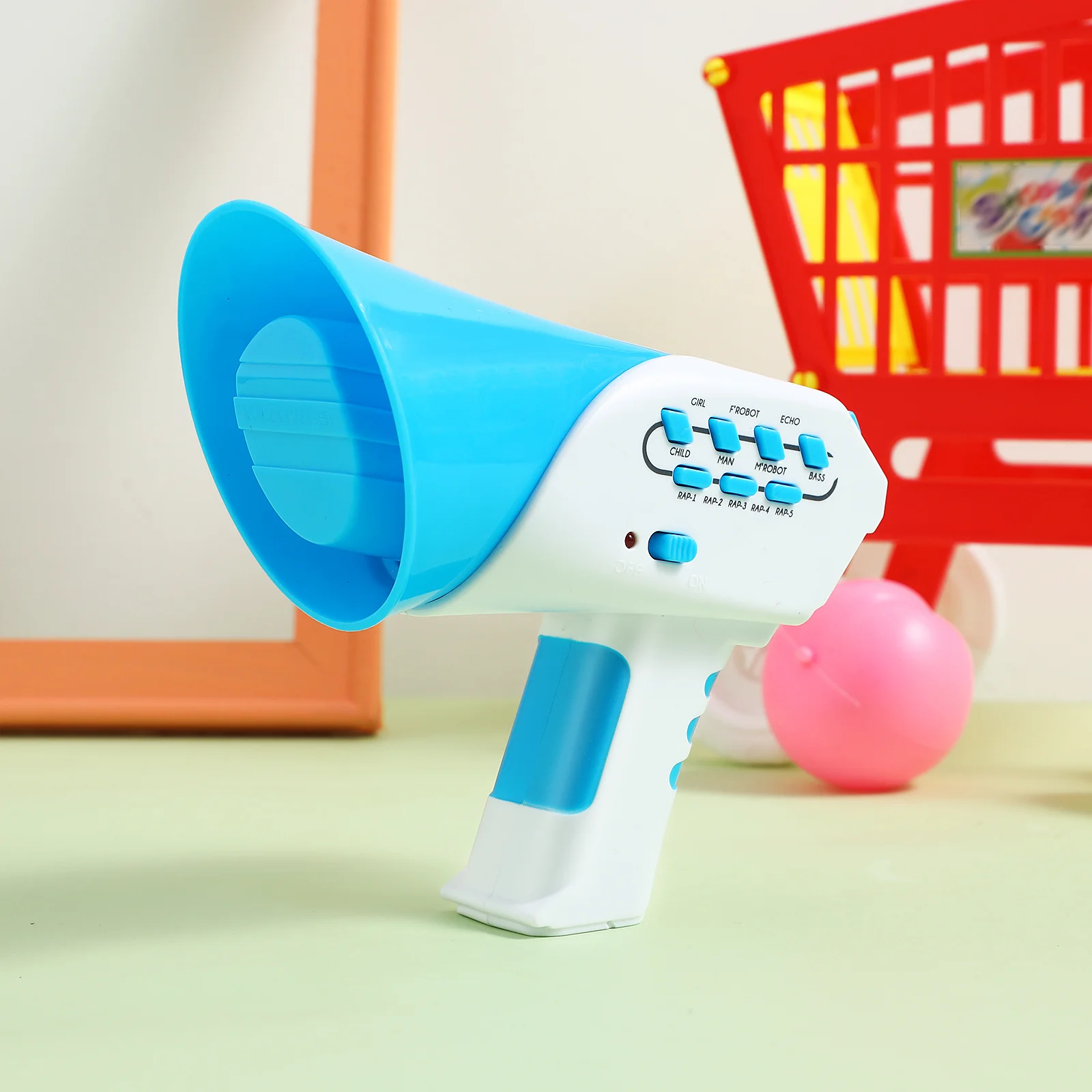 

1 шт., косплей, устройство смены голоса, ясное аудио, трехрежимный ручной динамик для детей, игрушка для смены вечеринок, детский косплей, мегафон