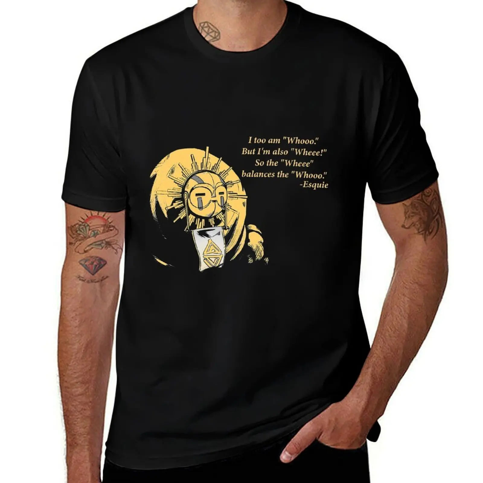 I Too Am Whoo Esquie Clair Obscur Expedition 33 T-Shirt Soft Basic Cotton Short Sleeve Tee T-Shirt