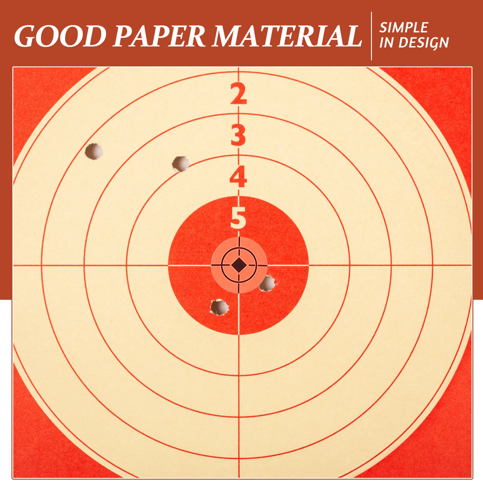 

720 Pcs Stickers Small Round Blank Self-adhesive Shotting Dot Cardboard Targets Colored