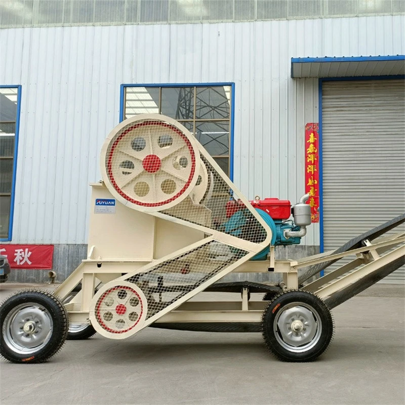 Crusher Portable Jaw Crusher Mobile Jaw Crusher with Vibrating Screen
