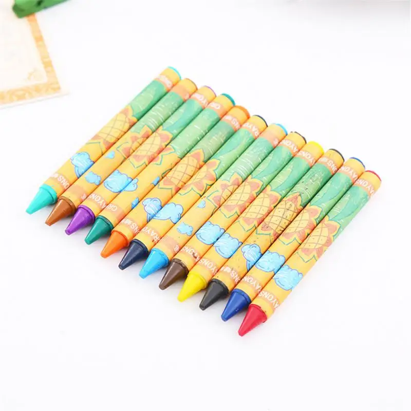 8/12/24PCS Graffiti Crayon Paint Coloring For Children Oil Pastel Color Markers School Supplies Infinite Colors Drawing Toys