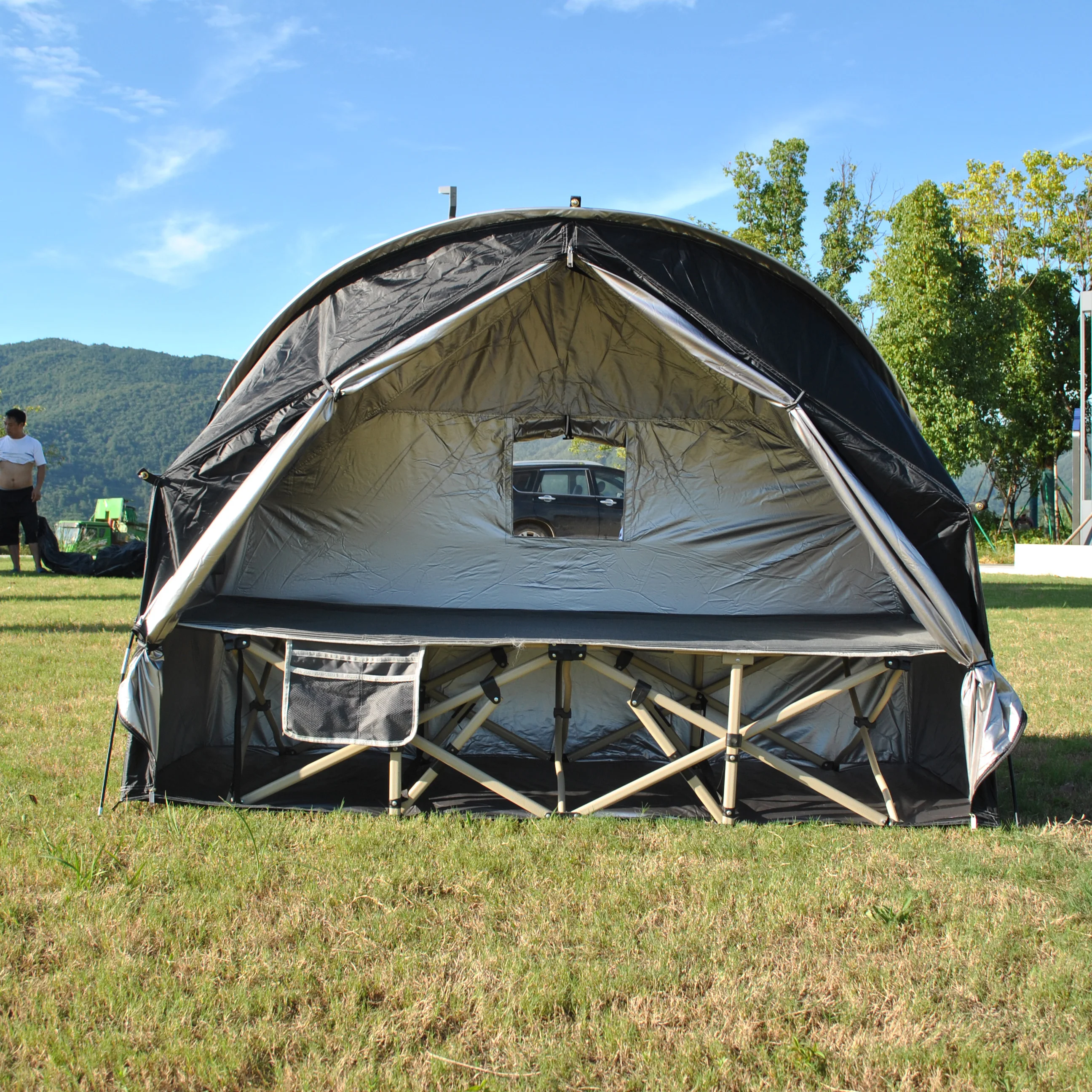 NOT Include Cot, Elevated Tent 1 Person tent, Tent Cot Folding Off The Ground tent,Waterproof Camping Sleeping bed tent