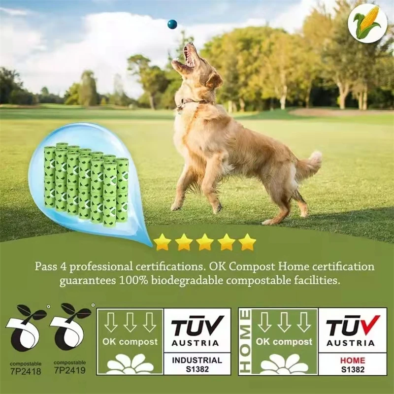 Dog Poop Bags Biodegradable Garbage Bags Outdoor Clean Box Waste Bags Pet Poop Bags Pick Up Tools Environmental Pet Supplies