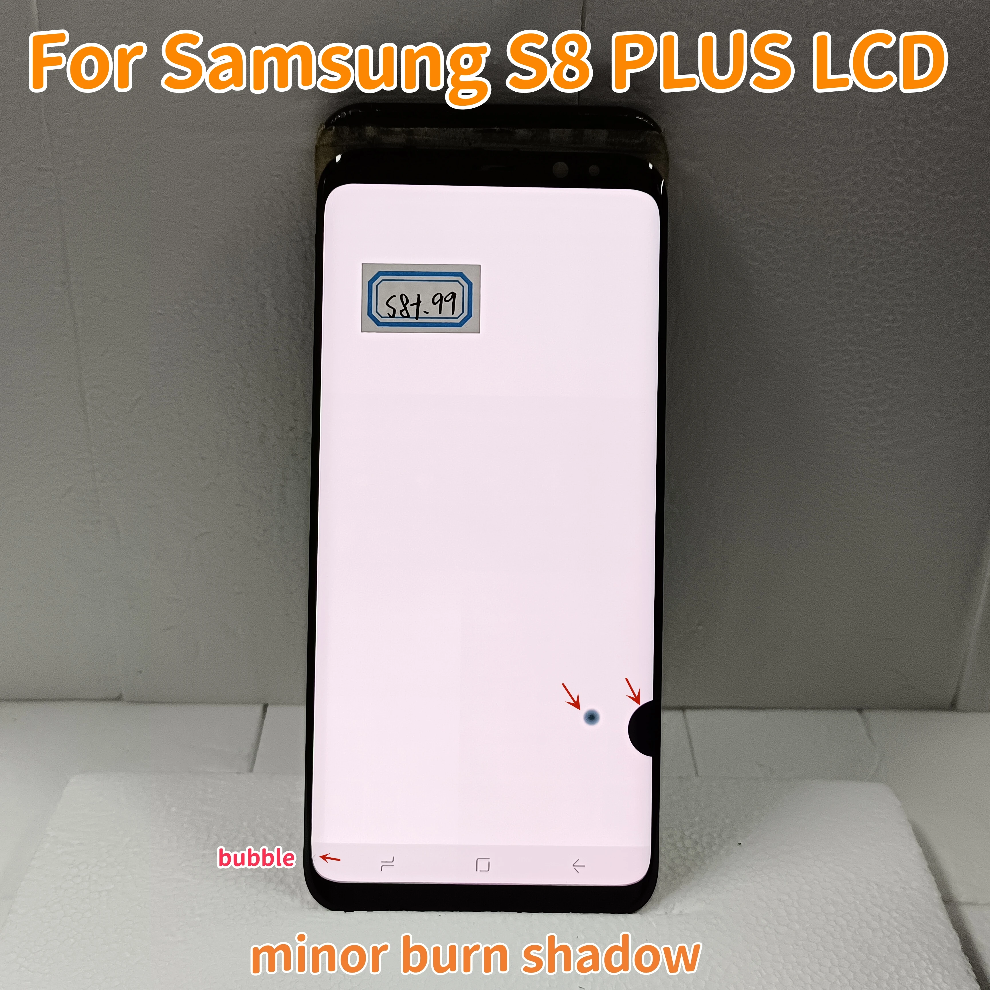 For Samsung Galaxy S8 Plus Lcd G955 G955f G955fd Has Burn And Shadow Lcd For S8+ G955n G955u Display + Screen Digitizer