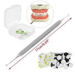 Dental Composite Light Cure Resin Holder Foam Pads L/S Resin Molding