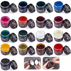 50ml Leather Paint Shoe Cream Coloring For Bag Sofa Car Seat Scratch Brown Leather Dye Repair Restoration Colors Change Paints