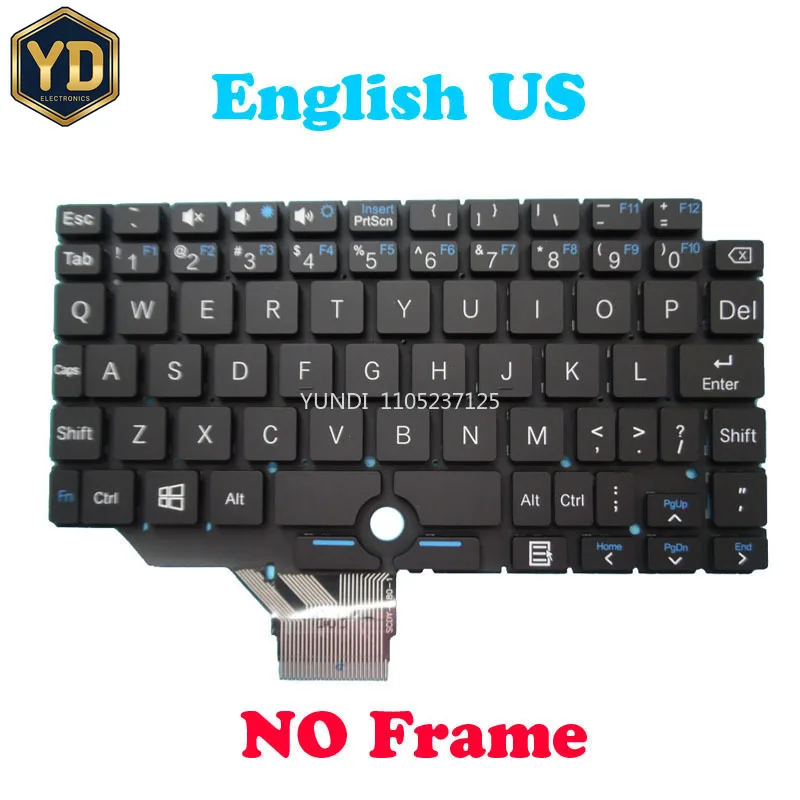 YD Mini Laptop Original UMPC US Keyboard For GPD Pocket 1 SCDY-180-1 Pocket1 P1 Empty pointer English US For GPD UMPC T1 T2 Mini