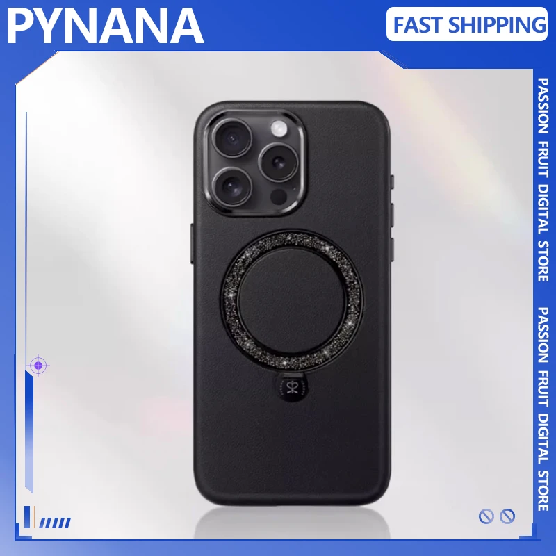 

PYNANA Crystal Phone Case for IPhone17ProMax/16Pro/15Pro Basic Phone Case Advanced Texture and Fashion Exquisite Girl Gift
