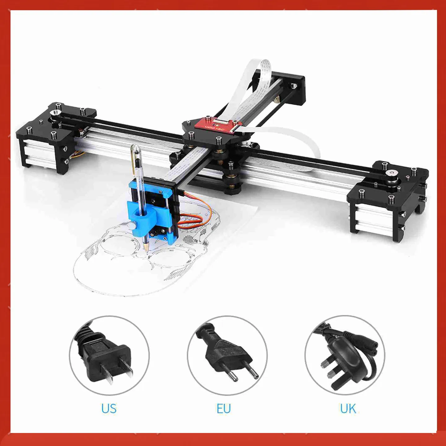 

DIY Plotter DIY Drawing Robot Desktop Assembled Plotter Pen Drawing Robot Drawing Machine Painting Handwriting Robot Kit Plotter
