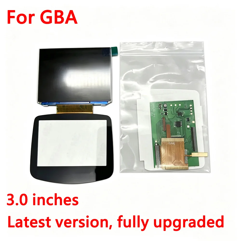 2025 original size IPS high brightness high resolution LCD screen for Gameboy advance GBA .support pixel mode display