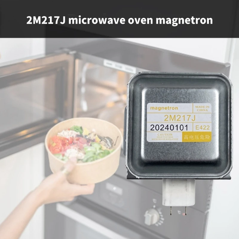 Professional 2M217J Microwave Oven Magnetron 2M217J Microwave Oven Part Metal Texture Suitable for Heating Applications