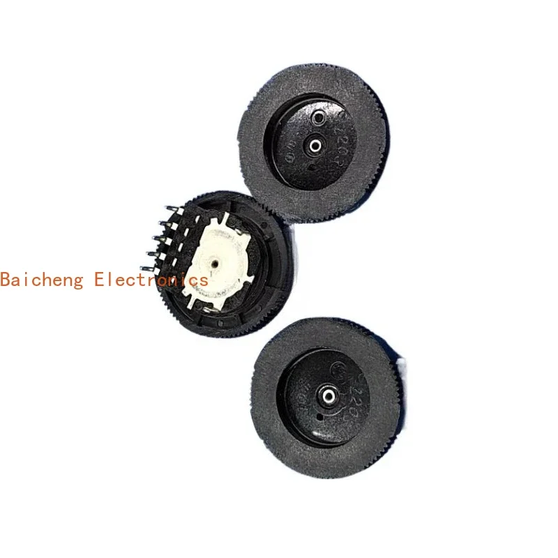 10PCS 203 18 * 2.8 gear dial turntable potentiometer volume adjustment rotary switch 5-pin dual connection
