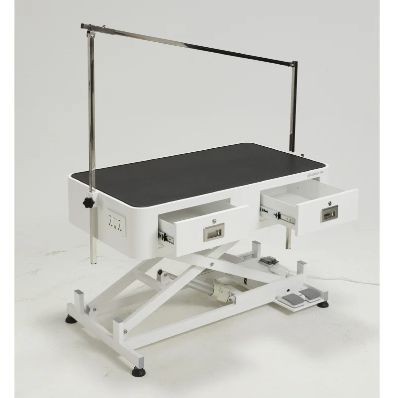 USMILEPET Factory Lifting Pet Grooming with Drawers, Plastic Grooming Equipment for Pet Salon