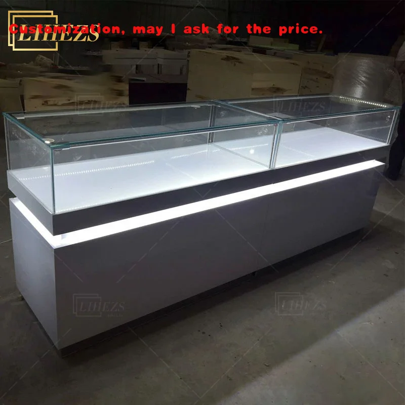 

custom.Luxury High End Jewelry Display Cabinet Counter Jewellery Shop Furniture Design Cases Jewellery Showcase Retail Store