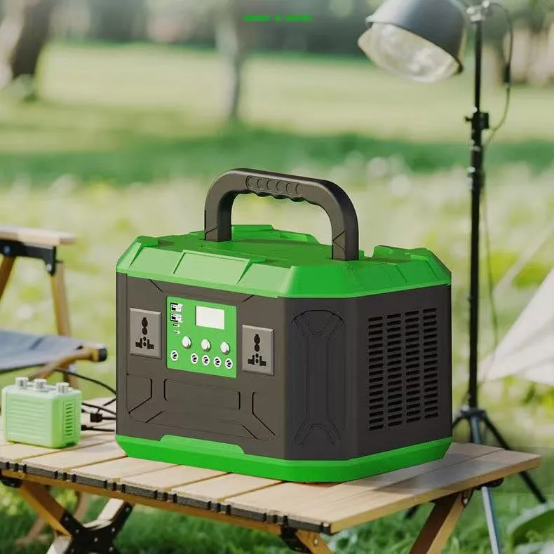500W Handheld Solar Power Station Long Lasting Outdoor Multi-device Energy Supply Portable Camping Emergency Lighting Power Stat