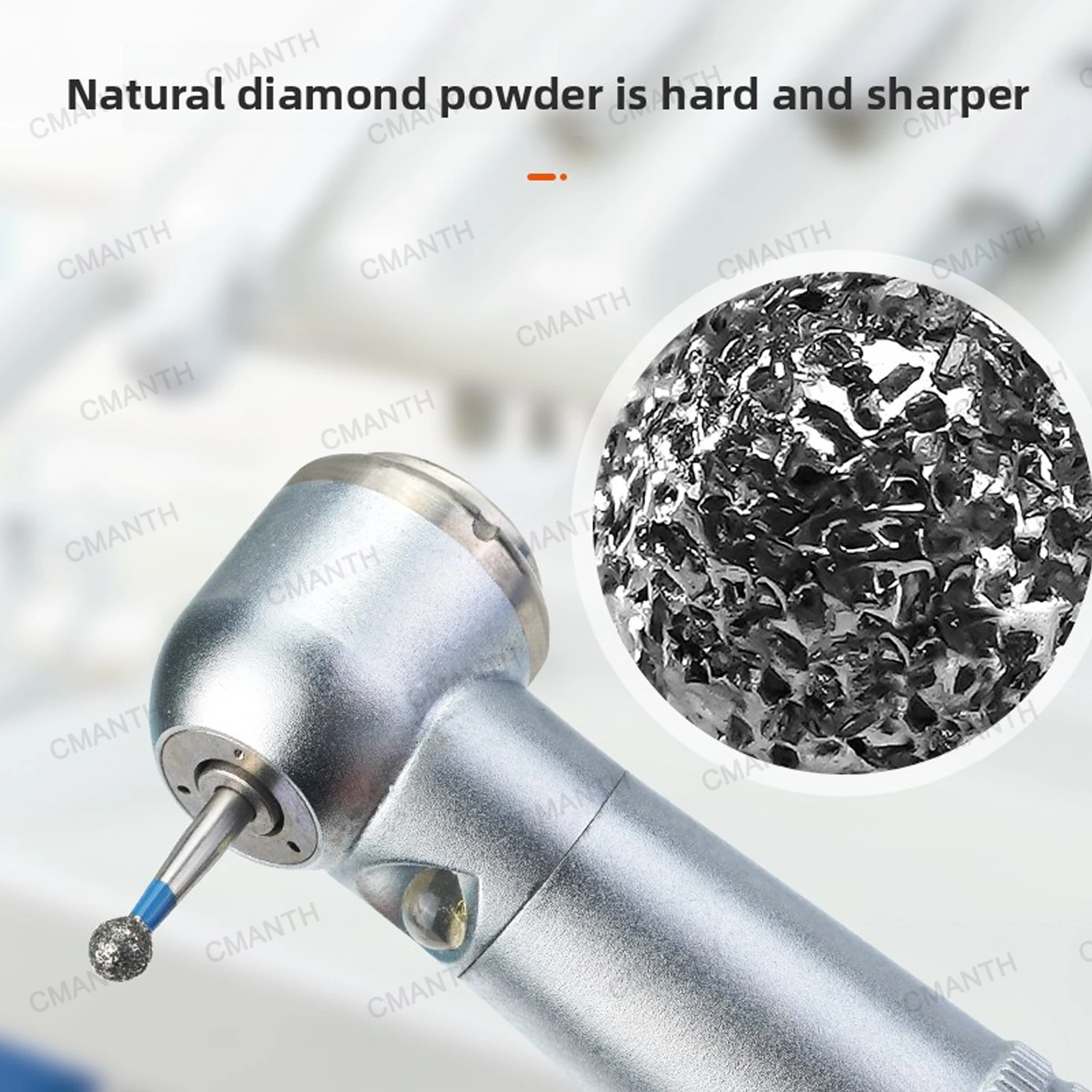 

Dental Diamond Burs Drill Dentistry Burs TF Taper Flat Standard Grit For High Speed Handpiece Friction Grip 1.6mm