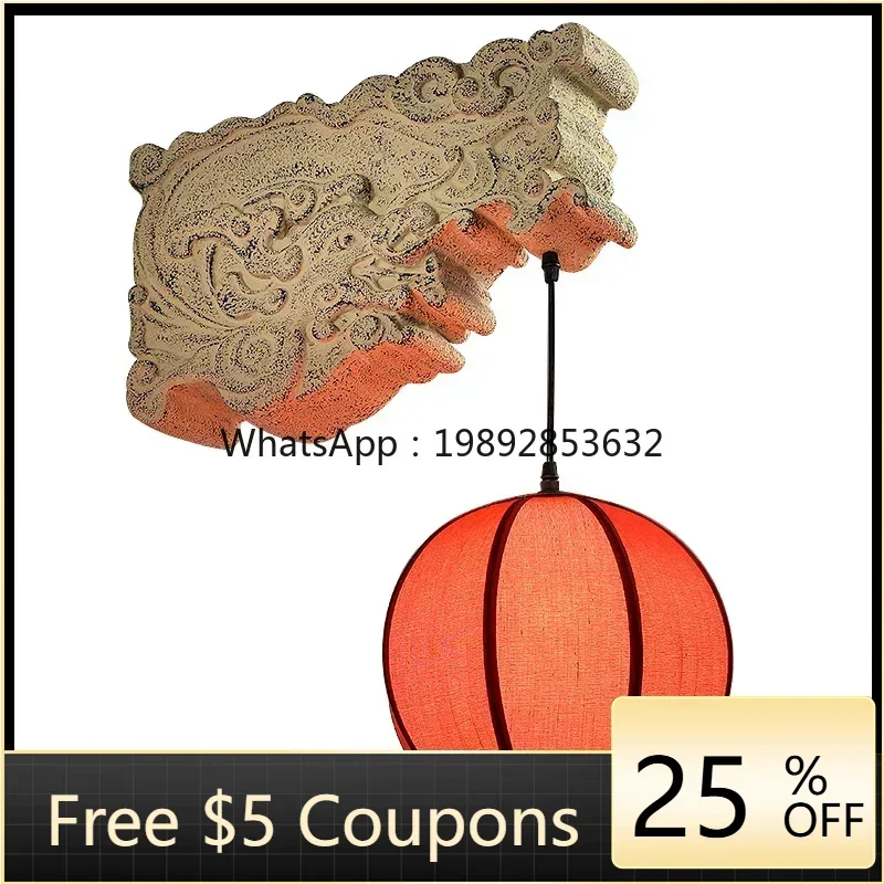 

AA Wall Lamp Hotel Corridor Aisle Wall Lamp Outdoor Courtyard Classic Style Lantern Lamp