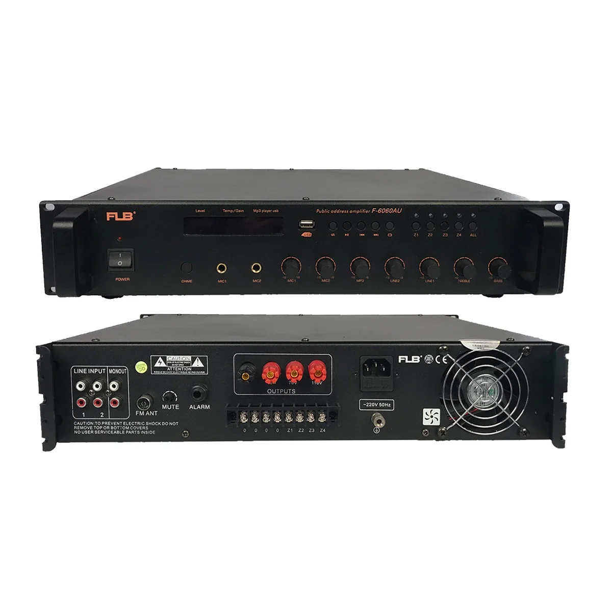 

Professional Audio Public Address System 650W Digital Combo Power Amplifier