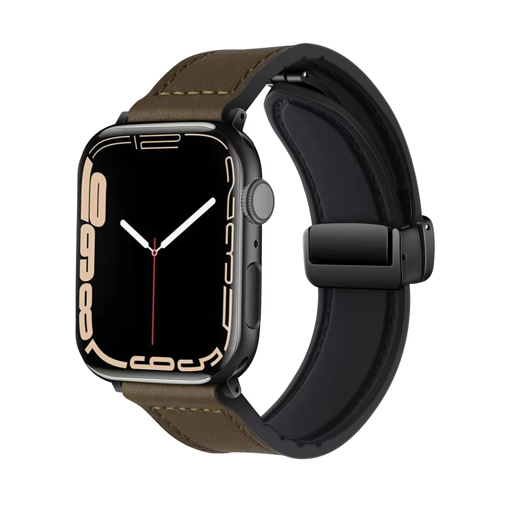 Echtes Lederarmband für Apple Watch Band 11 46 mm 42 mm 44 mm 40 mm 45 mm 41 mm Armband iWatch Serie 10 9 8 7 SE3 Ultra 3 2 49 mm