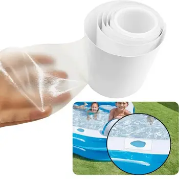 1 rotolo di kit di toppe di riparazione nastro in TPU toppe di riparazione professionali per giocattolo gonfiabile piscina galleggiante tenda materasso ad aria impermeabile