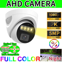 5MP 24H Full Color Night Vision CCTV AHD Dome Camera Indoor 4MP 1080P Analog HD Auto Luminous Led Digital For Home Video Sphere