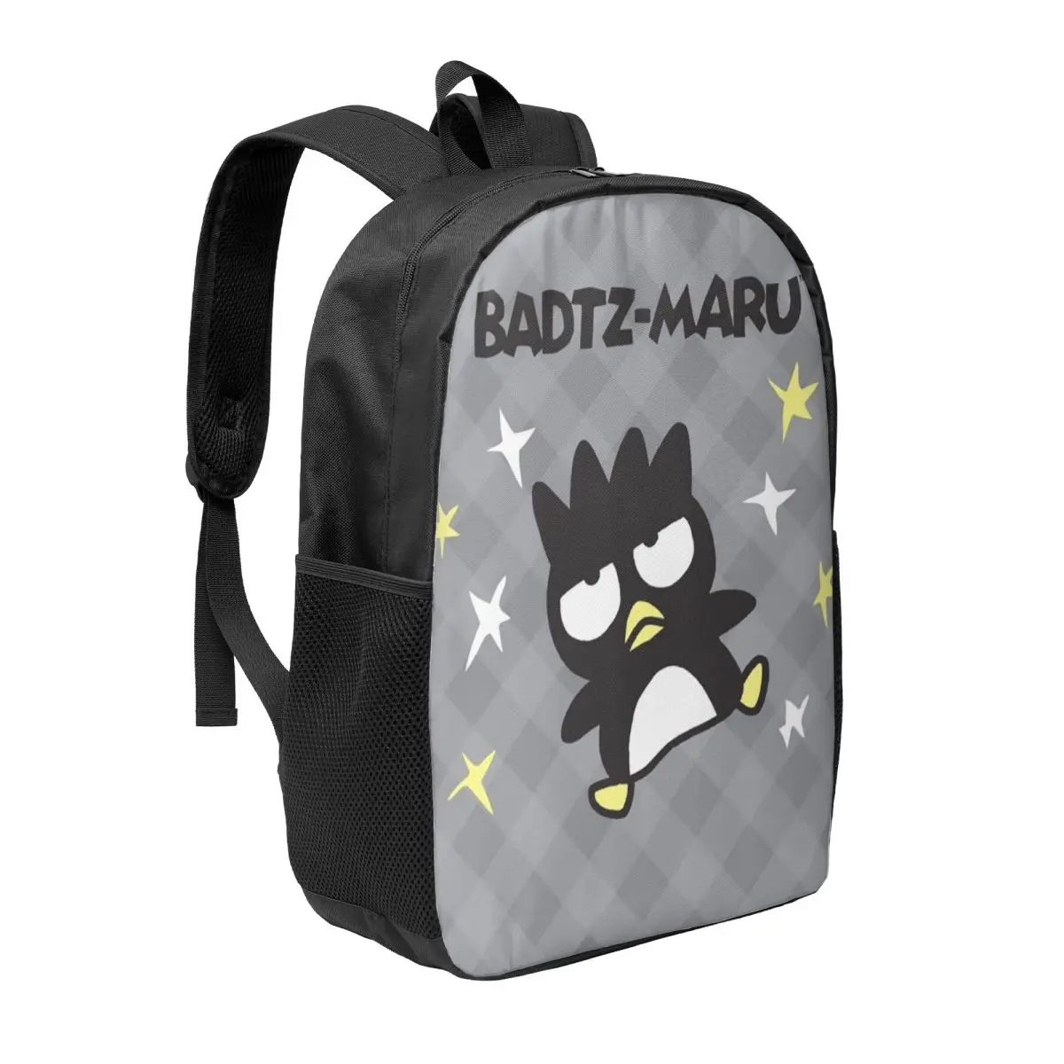 Custom Animes Bad Badtz Maru Star Cartoon Laptop Backpack Women Men Fashion Bookbag for College School Students Bag