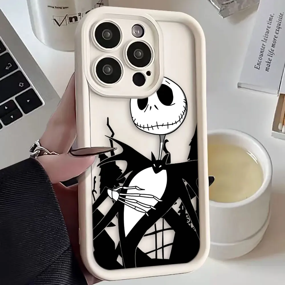 The Nightmare Before Christmas Luxtury Phone Case For OPPO RENO 12 11 10 8 8Z 8T 7 7T 6 6Z 5 4 3 PRO PLUS 4G 5G Case Funda Shell