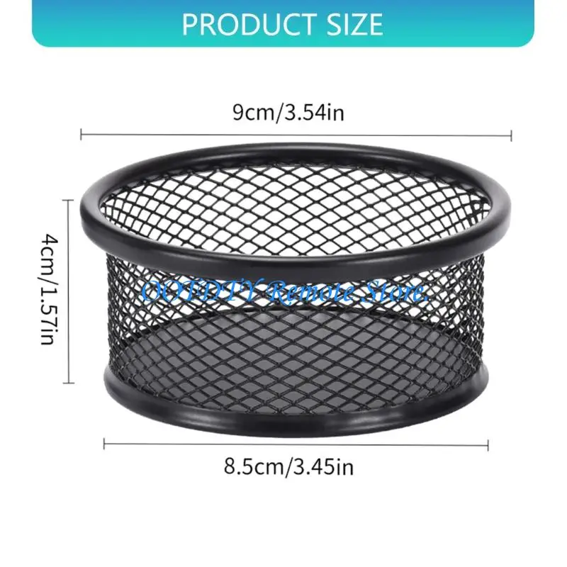  Metal Round Holders For Home Office Storing Paper Clips Thumbtacks Elegant Metal Design And Compacts Storage Solution