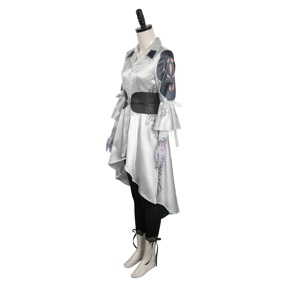 Game Tekken 8 Jun Kazama Cosplay Costume Outfits Fantasy Full Sets Halloween Carnival Accessories Suit For Adult Girls Roleplay